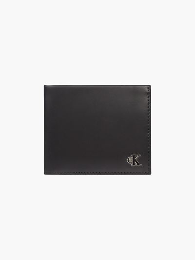 Calvin Klein Táskák & Kiegészítők HU054323 | Calvin Klein Bőr Billfold Férfi Pénztárca Fekete